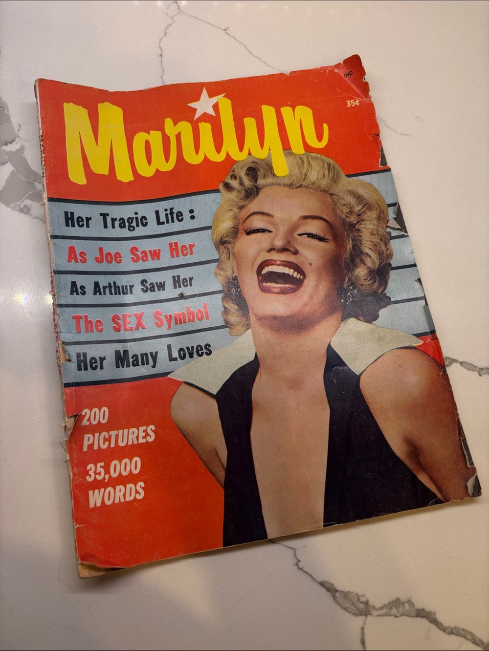 Marilyn Monroe Magazine 1962 Her Tragic Life missing back
